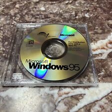 Microsoft Windows 95 with CD Sampler with Free Games Disc Only No Product Key