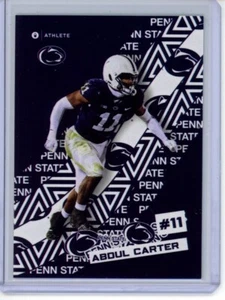 ABDUL CARTER Novato 2024 ONIT Penn State Pegatina Serie Inserto ST1 Nittany Lions - Imagen 1 de 2