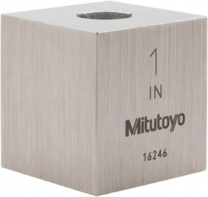 Mitutoyo 1" Square Steel Gage Block Accuracy Grade 0, Includes Certificate of... - Picture 1 of 4