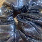 NEW Silver Black Holiday Party Hair tie accessory Scrunchie Christmas elastic