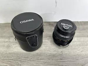 Obiettivo grandangolare OSAWA MC 1:2.8 F=28mm con custodia rigida e filtro Hoya - attacco M/MD - Foto 1 di 7