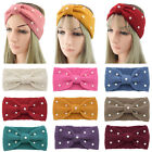 Knotted Wool Knitting Turban Headwrap Handmade Hair Accessories All Match Simple