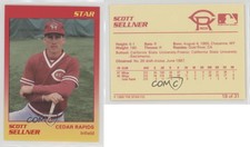 1989 Star Cedar Rapids Reds Scott Sellner #18
