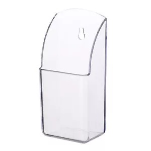 TV Air Conditioner Remote Control Holder Case Acrylic Wall Mount Storage Box - Picture 1 of 8