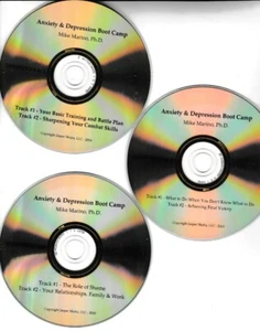 Anxiety & Depression Boot Camp AUDIO BOOK CD training relationships combat skill - Picture 1 of 1