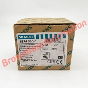 In Stock Newest In Box Original Siemens Circuit Breaker 5SP4380-8 5SP4 380-8 - Picture 1 of 3