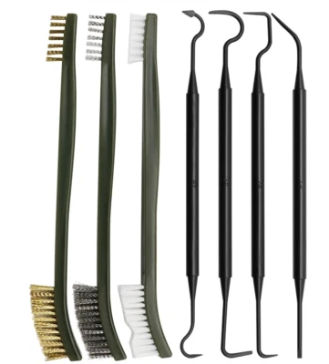 Cepillo de alambre herramienta de limpieza alambre de cobre gancho de doble cabeza/cepillos de nailon inoxidable Foto 1 de 4