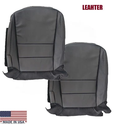 2005 2006 2007 2008 Acura TL Driver & Passenger Side Bottom Seat Covers in Black - Image 1 of 4
