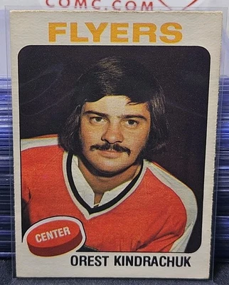 75-76 O-Pee-Chee Orest Kindrachuk 🚨🚨🚨 Philadelphia Flyers  - Image 1 of 2