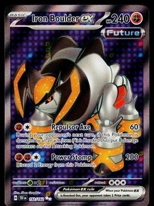 Iron Boulder ex #192/162 Pokemon SV05: Temporal Forces - Picture 1 of 2