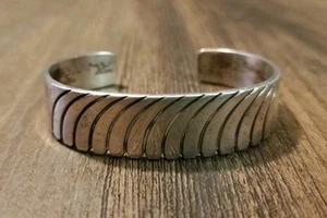 Sterling Silver Cuff Bracelet - Picture 1 of 8