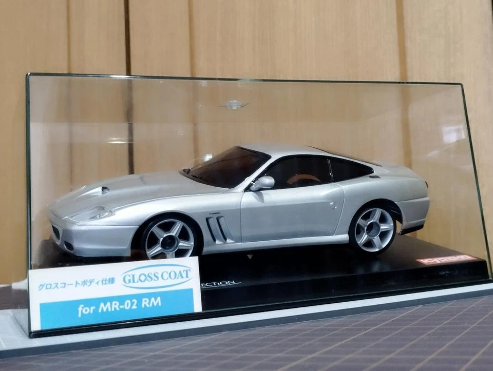 Mini-Z ASC Ferrari 575M Maranello carrocería plateada MR-02-RM estado sin usar Foto 1 de 4