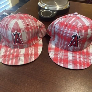 2 x Los Angeles Angels Mütze Kappe Riemen hinten MLB Baseball 50th Anniversary Herren - Bild 1 von 7