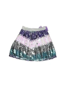 Nickelodeon Girls Silver Skirt 6X - Picture 1 of 2