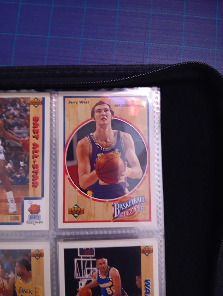 Upper Deck Jerry West Autographed Basketball Trading Cards