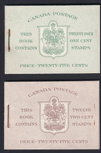 Canada Booklets #BK32a and BK33a CV $70.00 See* - Photo 1/2