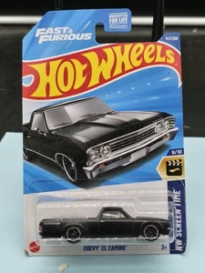 2025 Hot Wheels Screen Time Fast & Furious Chevy El Camino 9/10 Black - Picture 1 of 2