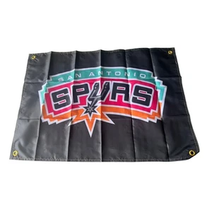 San Antonio Spurs NBA SA 2x3 Flag ft Outdoor Polyester with Grommets - Picture 1 of 1