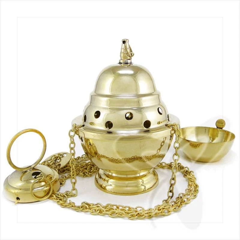 2960 Handmade Censer out of Brass church incense burner distiller кадильница - Image 1 of 1