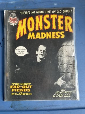 Monster Madness #1 Stan Lee Frankenstein Dracula Marvel Comic Book 1972 - Image 1 of 2