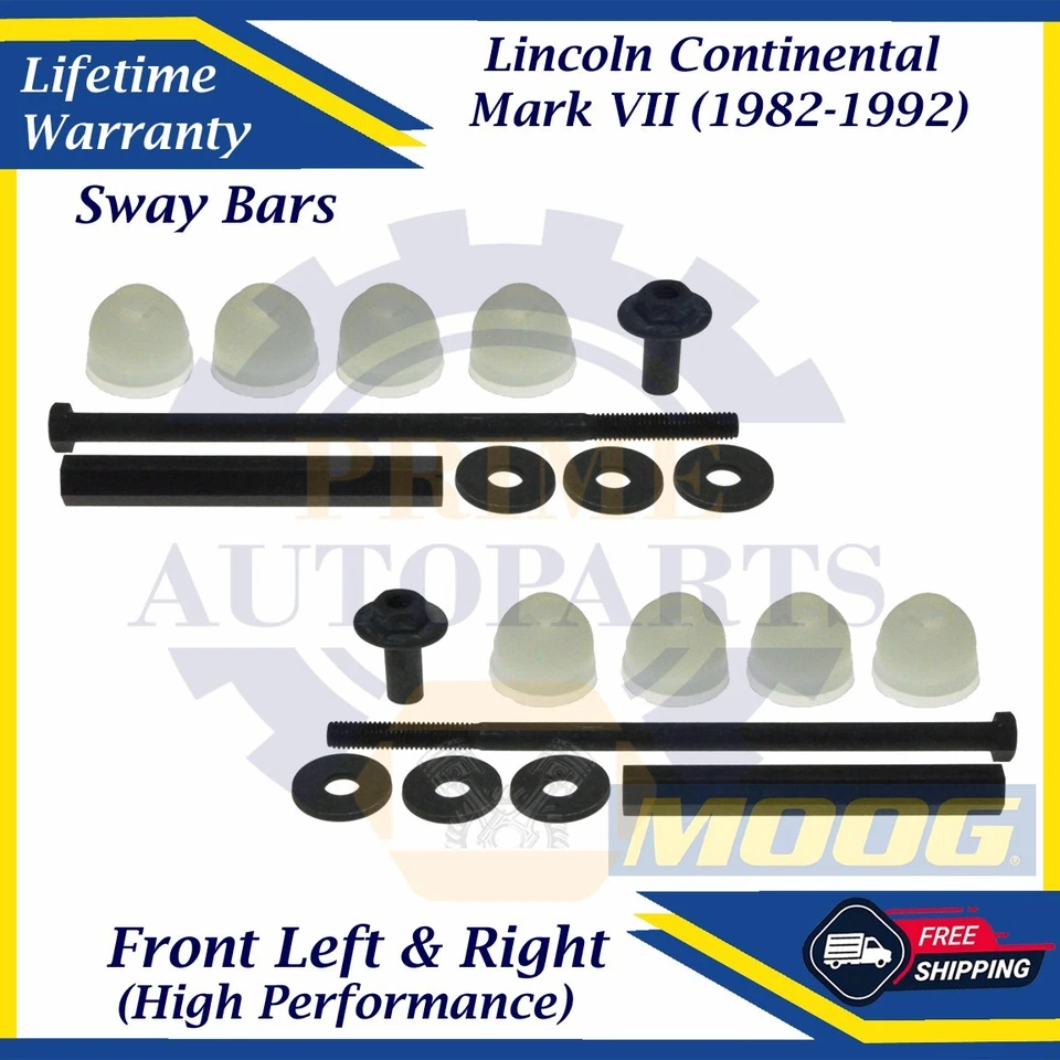 MOOG OEM Front Sway Bars For 1982-1992 Lincoln Continental/Mark VII Lifetime War - Image 1 of 4