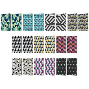 HEAD CASE DESIGNS OPTICAL GEOMETRIC PRINTS LEATHER BOOK CASE FOR APPLE iPAD - Picture 1 of 16