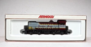 N-Scale Arnold Rivarossi 5060 Canadian Pacific Alco S2 Diesel #7010 Low Shipping - Picture 1 of 8