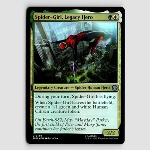 Spider-Girl, Legacy Hero (Foil) - SPM #149 Uncommon - NM Marvel's Spider-Man - Picture 1 of 2