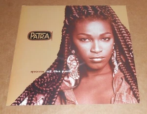 Póster Patra Queen of the Pack 2 caras cuadrado plano 1994 promoción 12x12 R&B RARO - Imagen 1 de 2