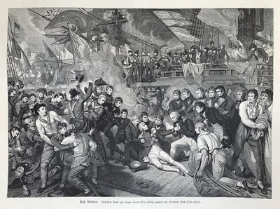 Admiral Nelson - Horatio Nelson - Trafalgar - Tod Nelsons - The Death of Nelson - Bild 1 von 4