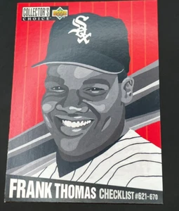 1994 Upper Deck Frank Thomas #327 Collector's Choice - Checklist - Picture 1 of 2