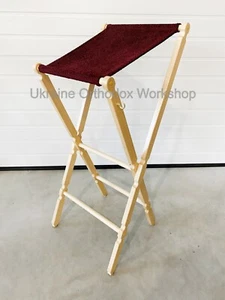 Portable Church Lectern Anologion Wooden Icon Stand with Hook for Incense 47.63" - Picture 1 of 12