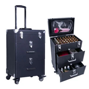 Makeup Trolley Beauty Trolley Case Drawers Hairdressing Organizer Box on Wheels - Picture 1 of 9