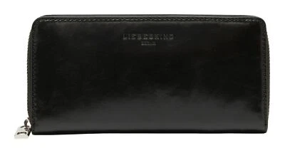 LIEBESKIND BERLIN Paris 4 Paper Touch Crinkle Sally Wallet L Geldbörse Black Neu