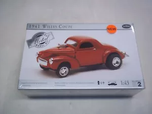 TESTORS 1941 WILLYS COUPE GASSER ASSEMBLY MODEL KIT 1/43 SEALED BOX SKILL 2 - Picture 1 of 3