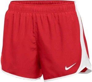 Pantalones Cortos Atléticos Nike DRI-FIT Para Mujer Tempo Correr Rojo Blanco Talla XS - Imagen 1 de 3