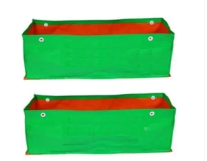 Rectangular Grow Bags -220GSM( 36 x 12 x 12 Inch / 3x 1x 1 ft /L x b x h) - Picture 1 of 6