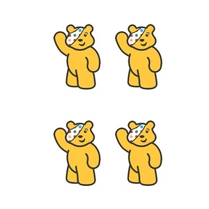 CHILDREN IN NEED PUDSEY BEAR - IRON ON TSHIRT TRANSFER - A6 - Picture 1 of 3