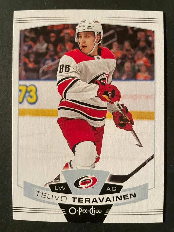 Teuvo TERAVAINEN 2019-20 O-Pee-Chee Hockey #274 Carolina Hurricanes - Image 1 of 2