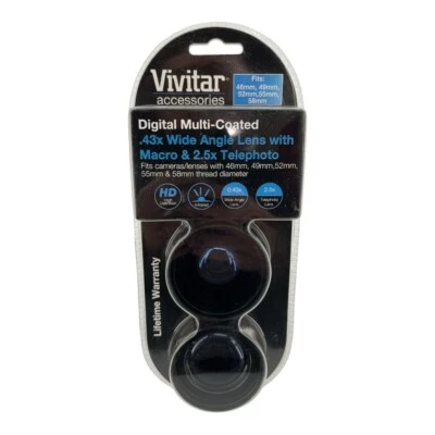 Vivitar Series 1 HD Wide Angle Lens - Cameras 46 To 58 MM Thread Diameter SEALED - Image 1 of 4