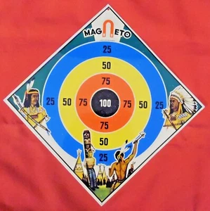 Blechschild , Magneto , Zielscheibe ,Made in Western Germany , 24,5 cm x 24,5 cm - Picture 1 of 2