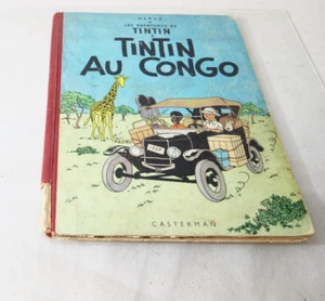 BD TINTIN Tintin In Congo Hergé Casterman Edition B13 From 1955 - Picture 1 of 9