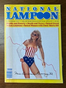 National Lampoon Nov 1982 Death and Taxes Naked Greed The Humor Magazine - Imagen 1 de 4