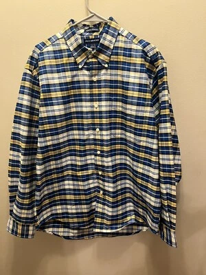 Camisa grande John Ashford manga larga a cuadros con botones Foto 1 de 4