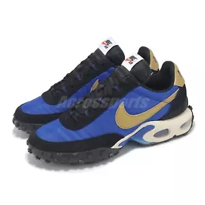 Nike Air Max Waffle SP Hyper Blue Metallic Gold Men Casual Shoes FV6946-400 - Picture 1 of 8