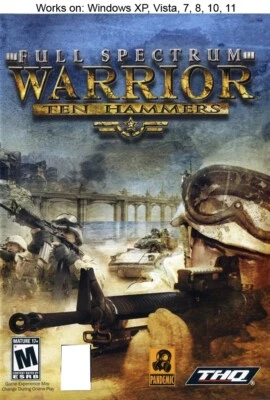Full Spectrum Warrior: Ten Hammers PC Game 2006 Pandemic Studios Windows 10 11 - Image 1 of 2