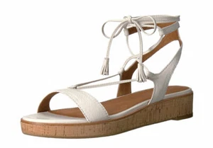  Frye Miranda Damen-Gladiator-Sandale weiß Größe 7,5 M - Bild 1 von 6