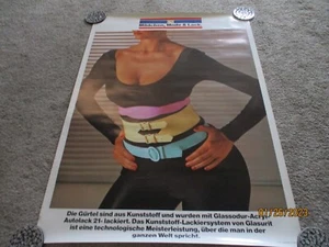 BAST GLASURIT GERMANY POSTER 1984 VINTAGE RARE - Bild 1 von 8