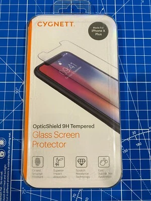 Cygnett OpticShield 9H Tempered Glass Screen Protector for iPhone X Plus - Image 1 of 2