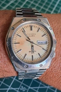 RARE Vintage (Mar-1978) Seiko 7546-7039 SQ Sports 100 Quartz Watch Japan *Work* - Picture 1 of 14